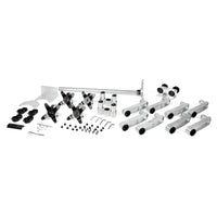 StarTech.com Vierfach-Monitorarm - Premium Gelenkige Monitor Halterung 2x2 für VESA-Bildschirme bis 30" (11,3kg) - Höhenverstellbar - Neig-/Schwenk-/Drehbar - Tischklemme/Tischlochmontage