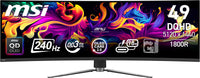MSI MPG 491CQPX QD-OLED Computer Monitor 124.5 cm (49") 5120 x 1440 Pixels Dual QHD Black