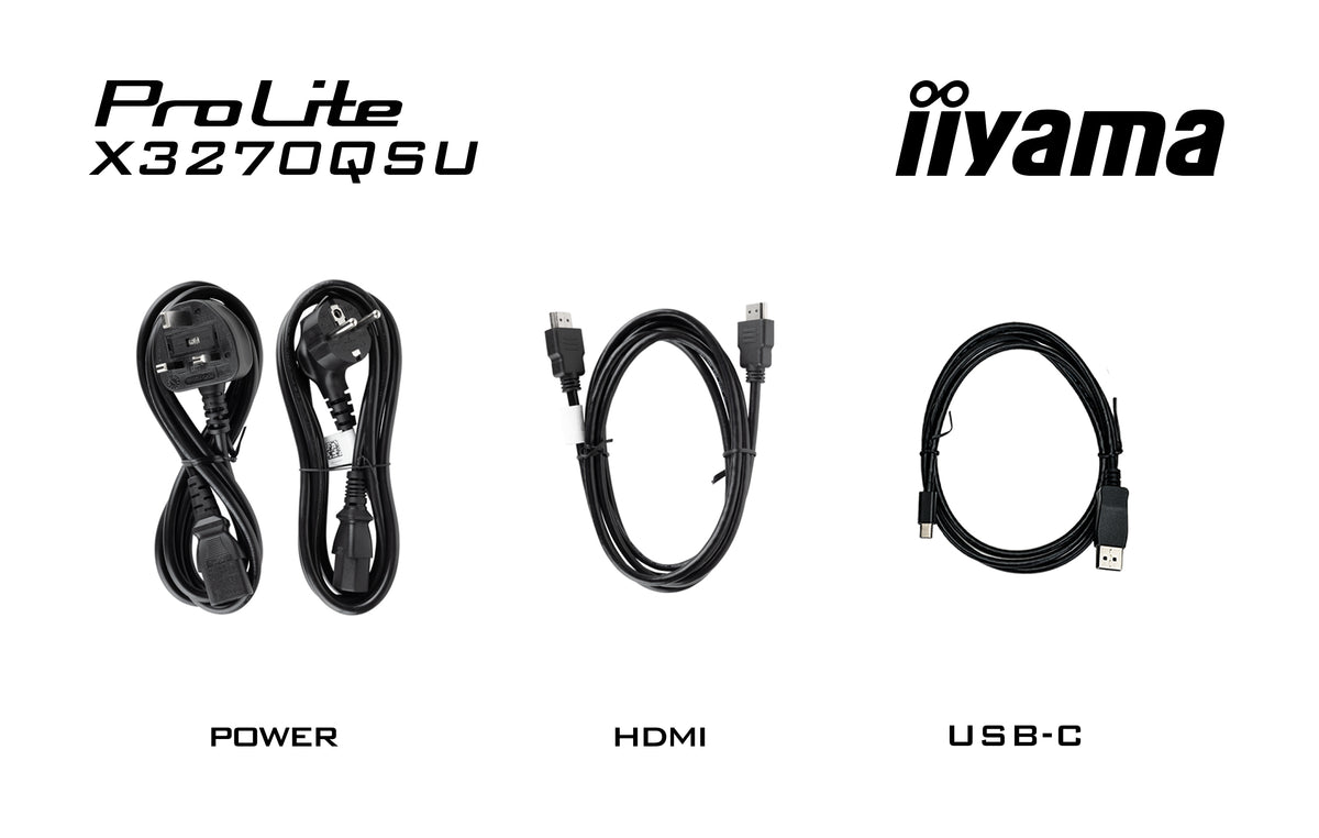 iiyama ProLite X3270QSU-B1 Computerbildschirm 80 cm (31.5") 2560 x 1440 Pixel Wide Quad HD LED Schwarz