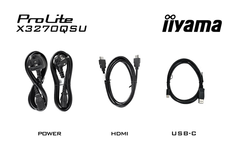 iiyama ProLite X3270QSU-B1 Computerbildschirm 80 cm (31.5") 2560 x 1440 Pixel Wide Quad HD LED Schwarz