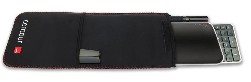 Contour Design RollerMouse Red Plus WL Travel Kit Tastatur Maus enthalten Büro RF Wireless Schwarz