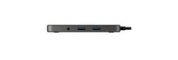 ICY BOX IB-DK4025-CPD Kabelgebunden USB 3.2 Gen 1 (3.1 Gen 1) Type-C Anthrazit, Schwarz