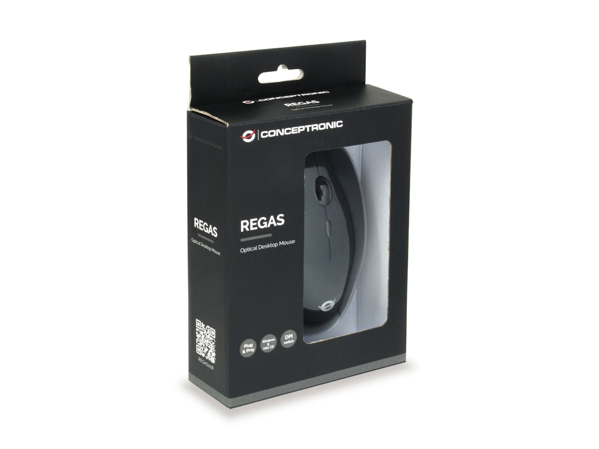 Conceptronic REGAS Optische Tischmaus