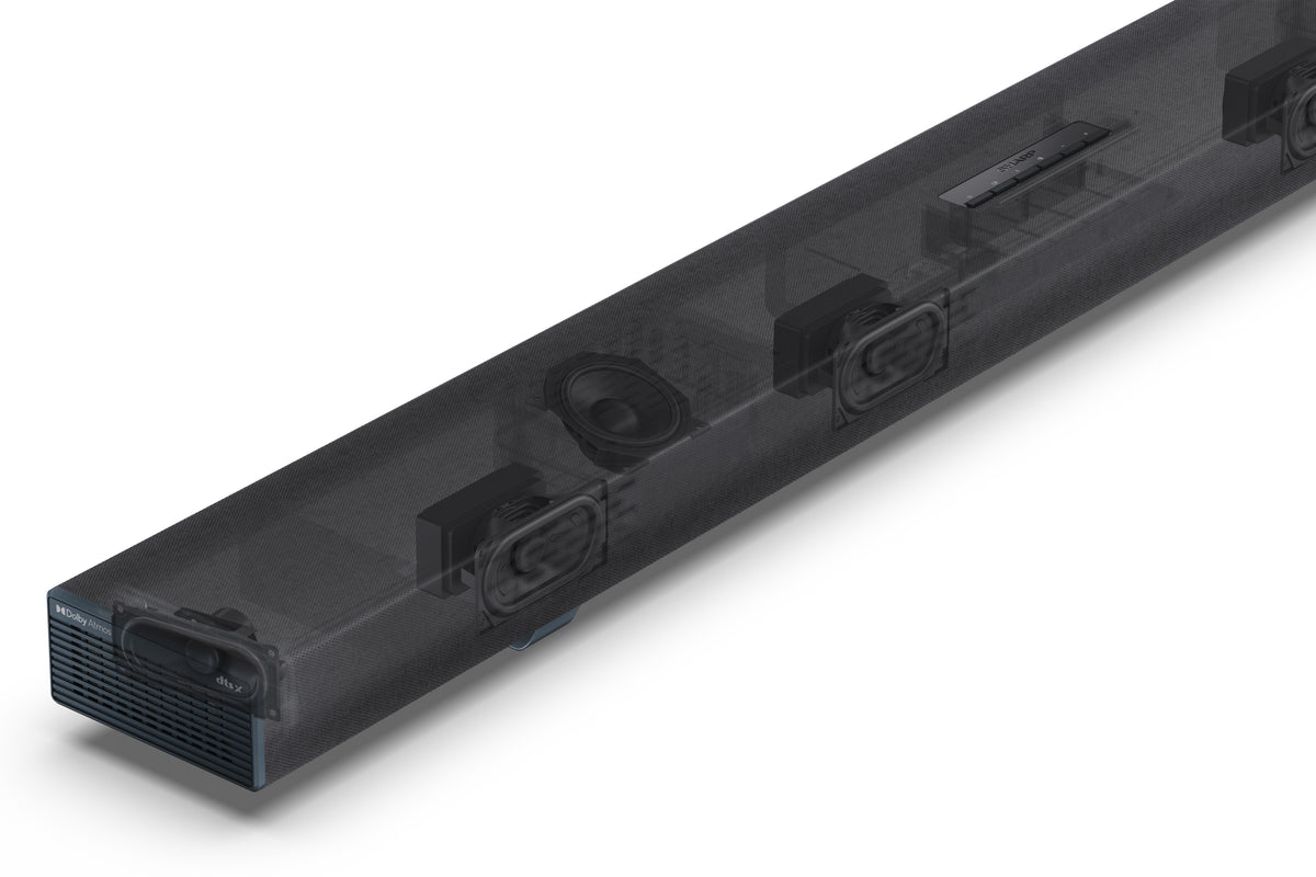 Sharp HT-SBW55121(BK) Soundbar-Lautsprecher Schwarz 5.1.2 Kanäle 212 W