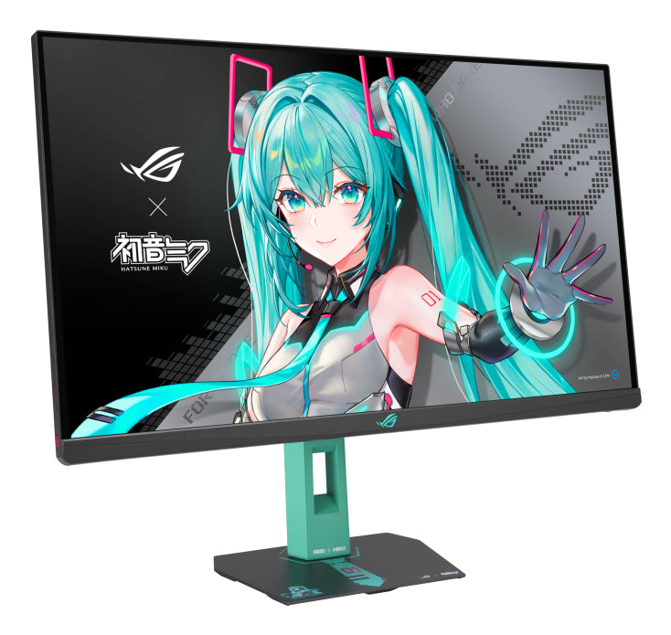 ASUS ROG Strix XG27ACMEG-G Hatsune Miku Edition Computerbildschirm 68,6 cm (27") 2560 x 1440 Pixel Wide Quad HD LCD Mehrfarbig
