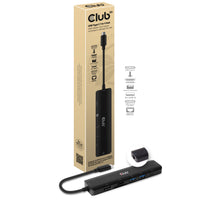 CLUB3D USB type C 7in1 Hub HDMI 4K60Hz SD TF Card slot 2x USB Type A USB Type C PD RJ45