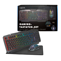 LogiLink ID0185 Tastatur Maus enthalten Gaming USB QWERTY Englisch Schwarz
