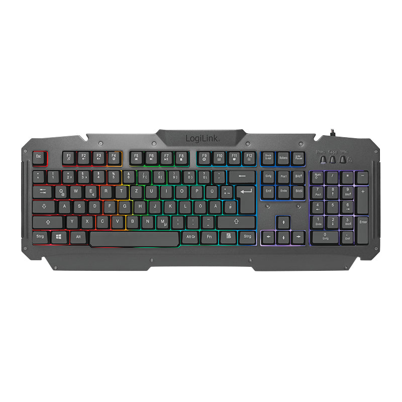 LogiLink ID0185 Keyboard Mouse included Gaming USB QWERTY English Black
