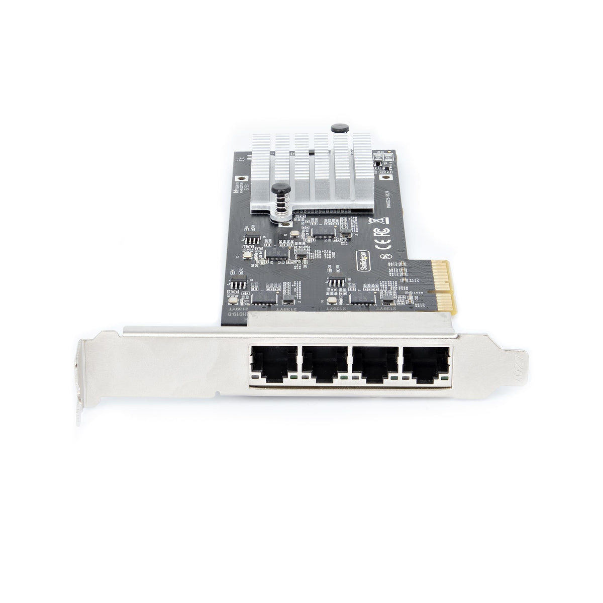 StarTech.com 4-Port 2.5 Gbit PCIe Netzwerkkarte, Intel I225-V, Dual-Port Computer LAN Karte, Multi-Gigabit NIC, PCI Express Server Netzwerkkarte, 2.5G Ethernet Adapter