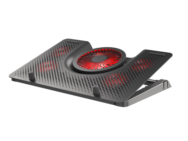 GENESIS Oxid 550 Llaptop-Kühlpad 43,9 cm (17.3") 2800 RPM Schwarz