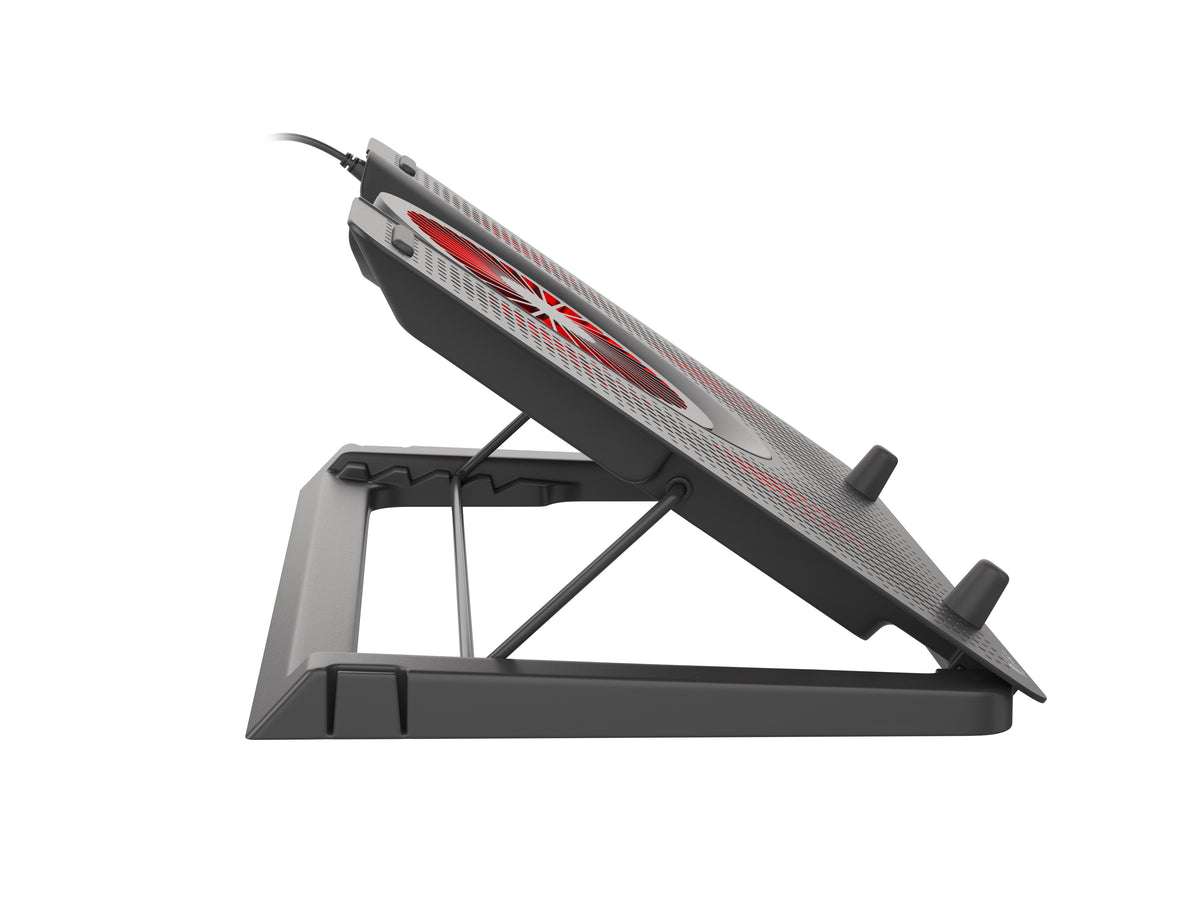 GENESIS Oxid 550 Llaptop-Kühlpad 43,9 cm (17.3") 2800 RPM Schwarz