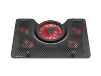 GENESIS Oxid 550 Llaptop-Kühlpad 43,9 cm (17.3") 2800 RPM Schwarz