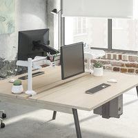 LogiLink EO0019-4 Flachbildschirm-Tischhalterung 68,6 cm (27") Tisch/Bank Schwarz
