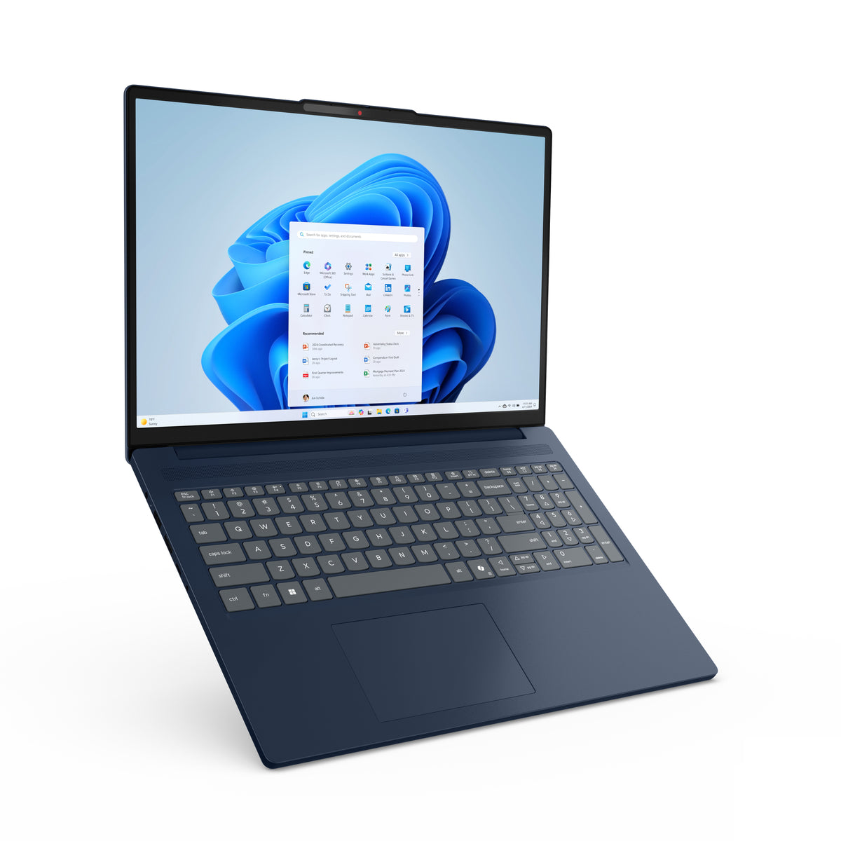Lenovo IdeaPad Slim 3 16IRH10 Intel® Core™ i7 i7-13620H Laptop 40.6 cm (16") WUXGA 16 GB DDR5-SDRAM 512 GB SSD Wi-Fi 6 (802.11ax) Windows 11 Pro Switzerland Blue