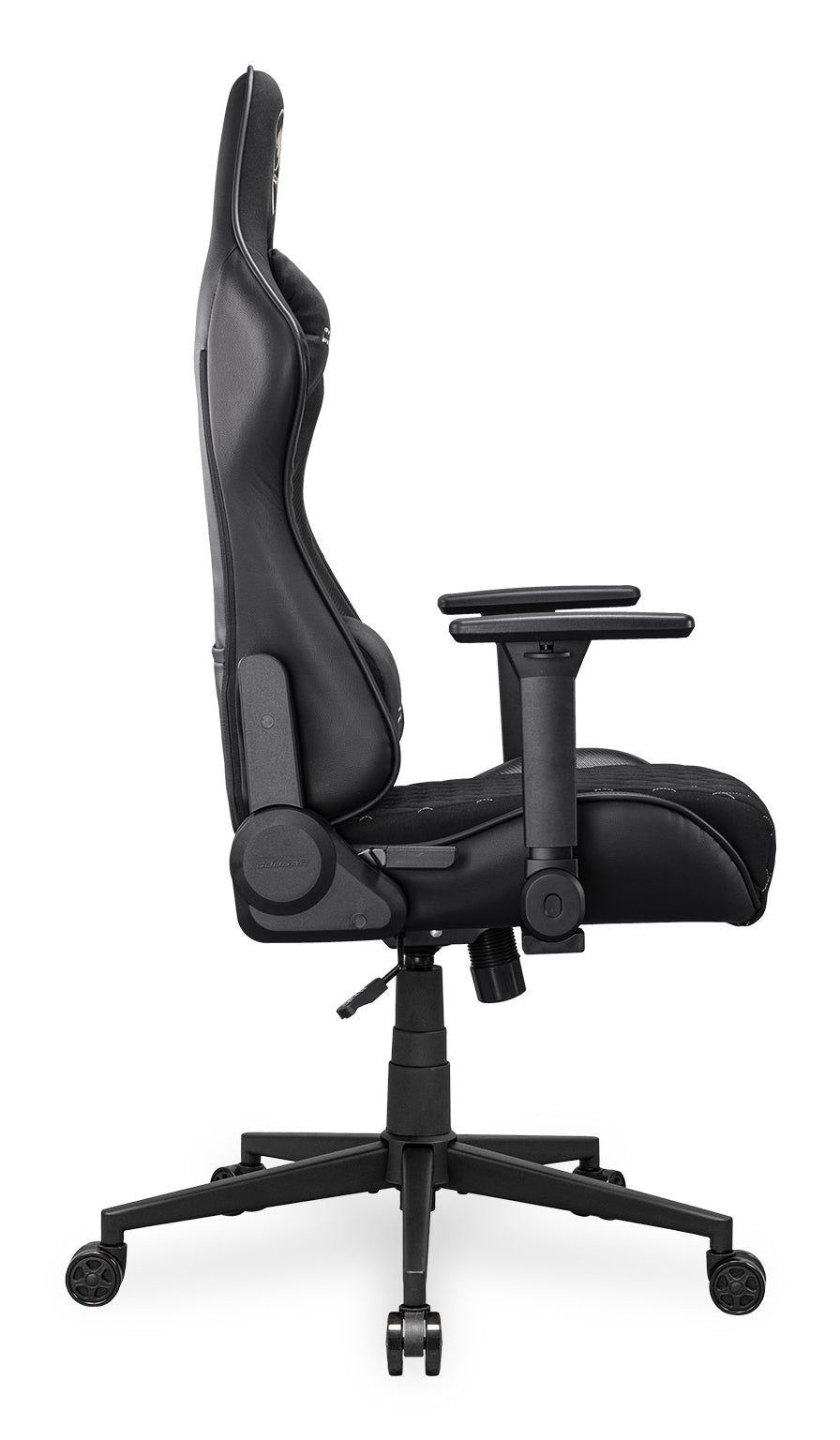 COUGAR Gaming-Stuhl Armor One V2 Gold F, PVC/Stoff, Schwarz