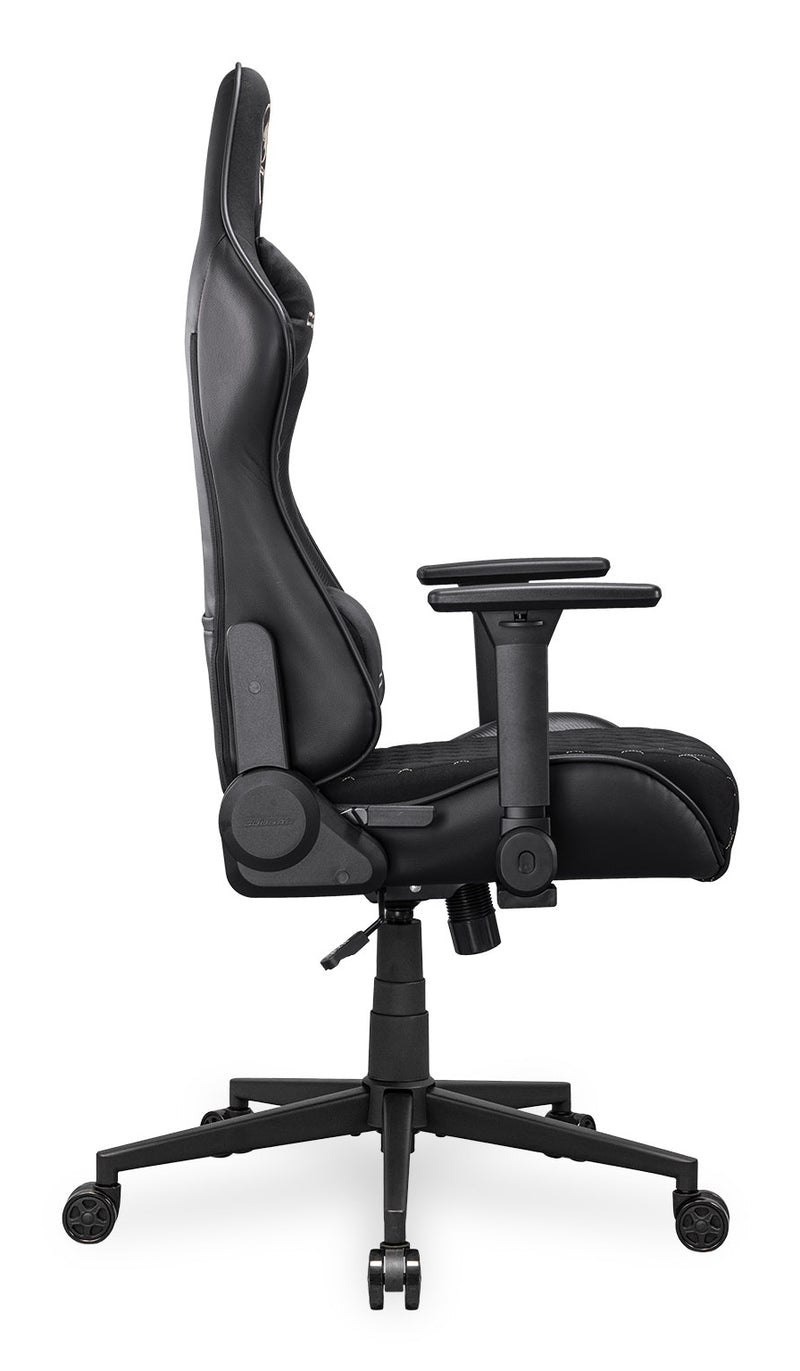 COUGAR Gaming-Stuhl Armor One V2 Gold F, PVC/Stoff, Schwarz