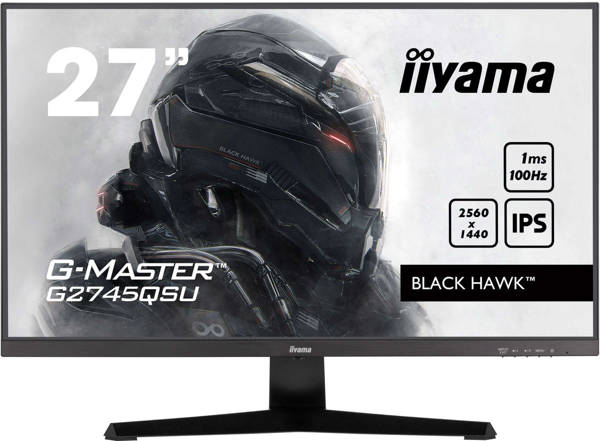 iiyama G-MASTER G2745QSU-B2 Computerbildschirm 68,6 cm (27") 2560 x 1440 Pixel Wide Quad HD LED Schwarz