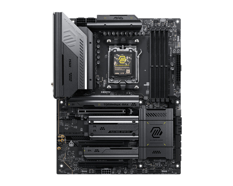 MSI MAG X870E TOMAHAWK MAX WIFI Motherboard AMD X870E Sockel AM5 ATX