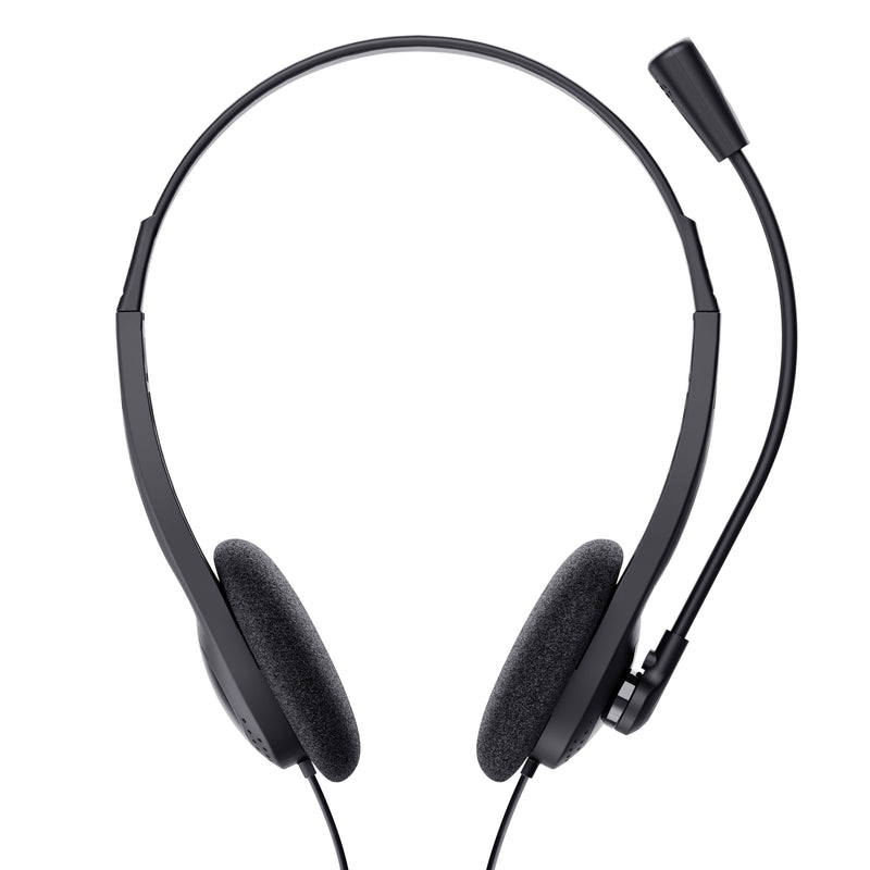 Trust 21665 Kopfhörer & Headset Kabelgebunden im Ohr Anrufe/Musik Schwarz