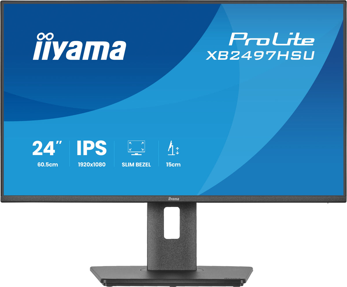 iiyama ProLite XB2497HSU-B1 Computerbildschirm 60,5 cm (23.8") 1920 x 1080 Pixel Full HD LED Schwarz