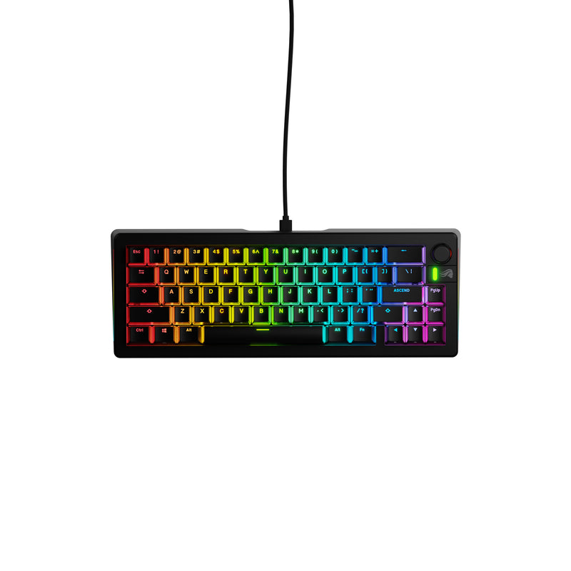 Glorious Gaming GMMK 3 65% Prebuilt Tastatur USB QWERTY US Englisch Schwarz