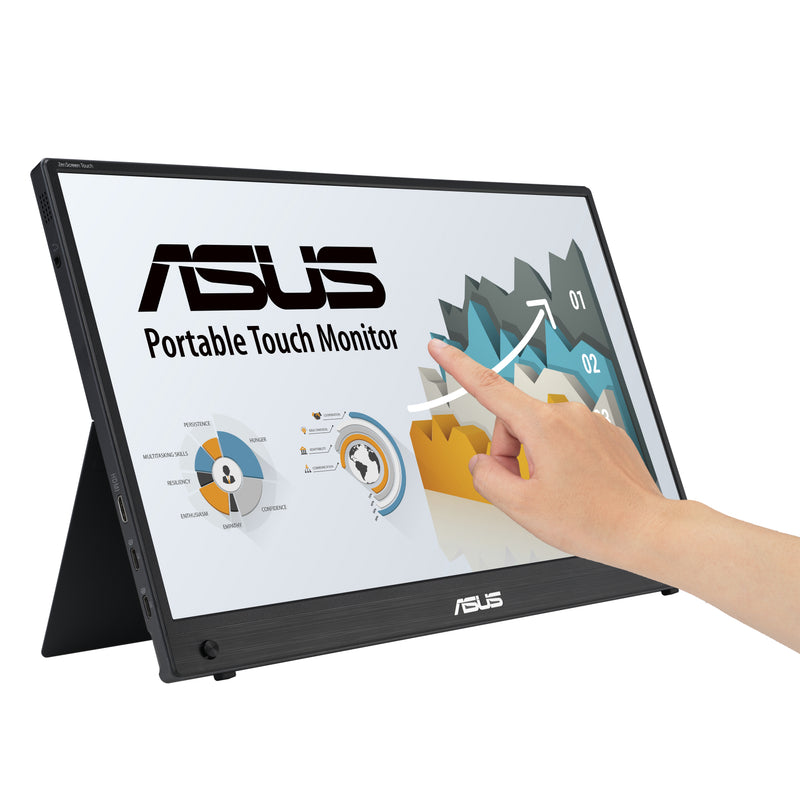 ASUS ZenScreen MB16AHT Computerbildschirm 39,6 cm (15.6") 1920 x 1080 Pixel Full HD Touchscreen Schwarz