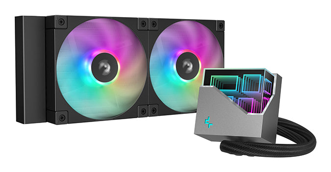 DeepCool LT240 Prozessor All-in-One-Flüssigkeitskühler 12 cm Schwarz 1 Stück(e)