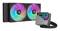 DeepCool LT240 Prozessor All-in-One-Flüssigkeitskühler 12 cm Schwarz 1 Stück(e)