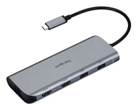 Targus DOCK427GL laptop-dockingstation & portreplikator Kabelgebunden USB 3.2 Gen 2 (3.1 Gen 2) Type-C Grau