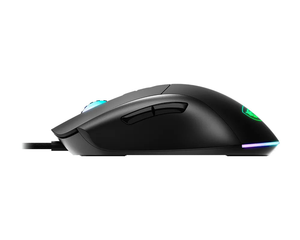 MSI FORGE GM320 Maus Gaming Beidhändig USB Typ-A Optisch 12800 DPI