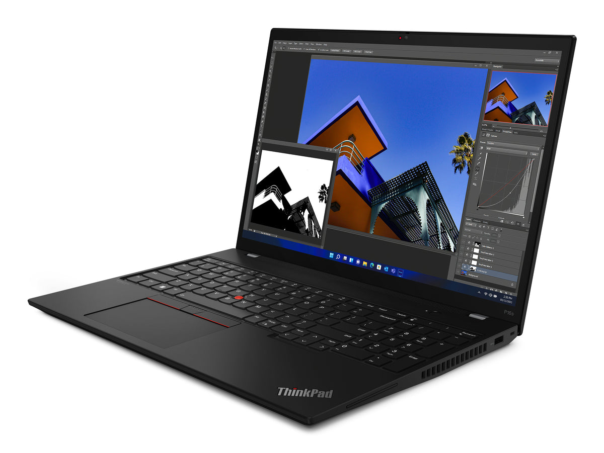 Lenovo ThinkPad P16s Gen 2 (AMD) AMD Ryzen™ 7 PRO 7840U Mobiler Arbeitsplatz 40,6 cm (16") Touchscreen WUXGA 32 GB LPDDR5x-SDRAM 1 TB SSD Wi-Fi 6E (802.11ax) Windows 11 Pro Deutsch Schwarz