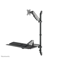 Neomounts WL90-325BL1 Sitz-Steh-Arbeitsplatz-Wand 17-32" - Gasfeder