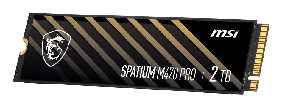 MSI SPATIUM M470 PRO PCIe 4.0 NVMe M.2 2 TB PCI Express 4.0 3D NAND
