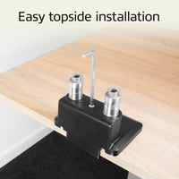 ACT Monitor-Tischhalterung mit Gasdruckfeder, 2 Bildschirme bis zu 32", VESA