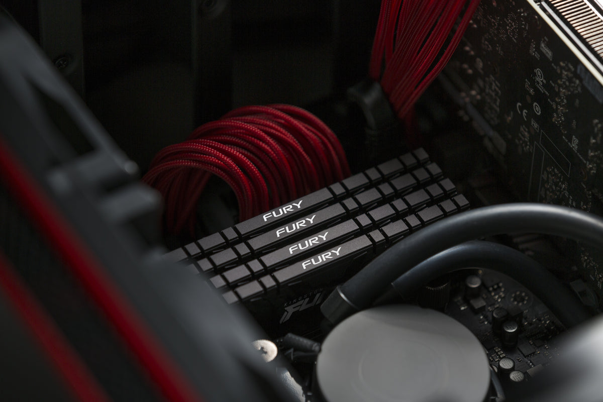 Kingston Technology FURY 32GB 4600MT/s DDR4 CL19 DIMM (2er-Kit) 1Gx8 Renegade Black
