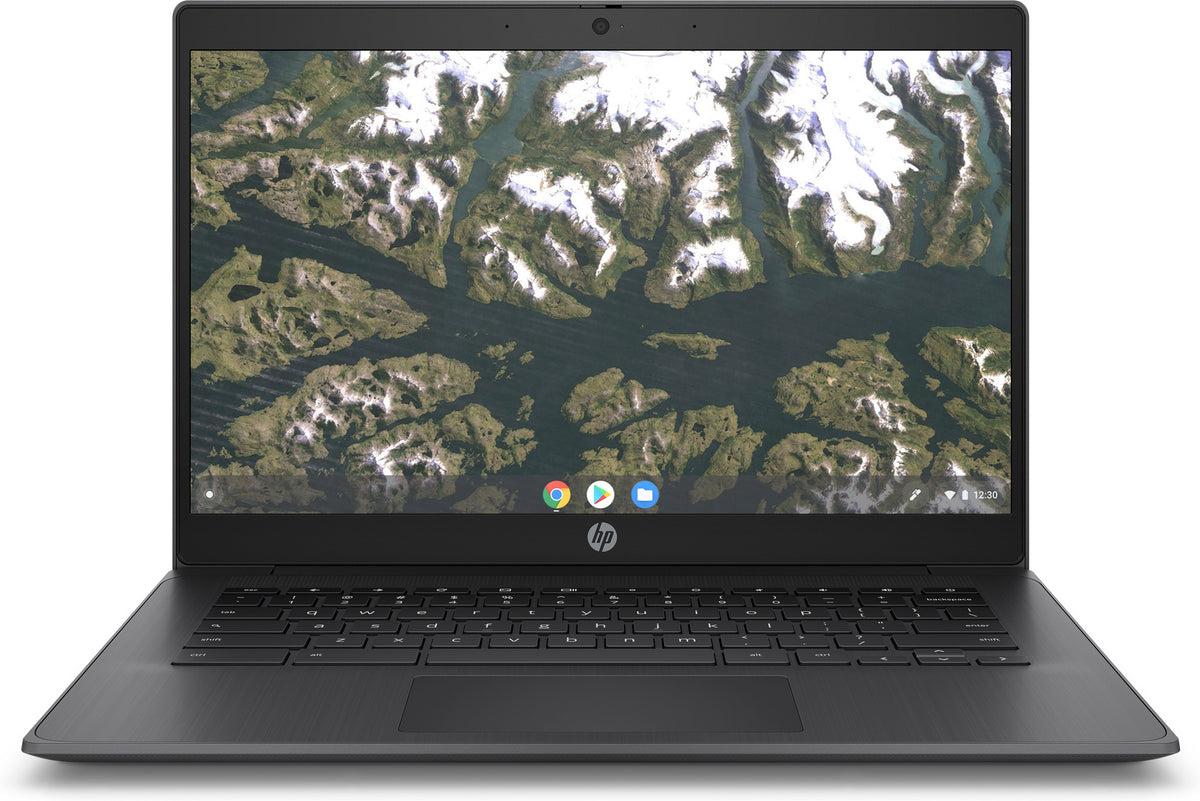 HP Chromebook 14 G6 Intel® Celeron® N4120 35,6 cm (14") Full HD 4 GB LPDDR4-SDRAM 32 GB eMMC Wi-Fi 5 (802.11ac) ChromeOS Schwarz