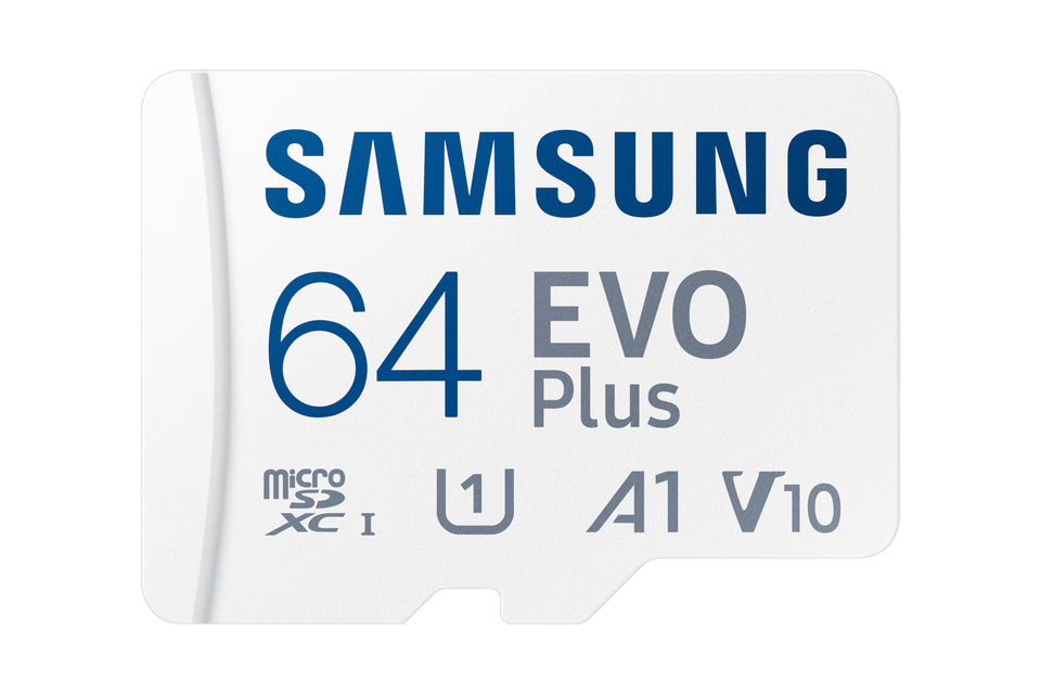 Samsung EVO Plus microSD Memory Card (2024) (incl. SD adapter) - 64 GB