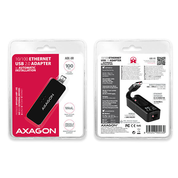 Axagon ADE-XR USB 2.0 fast Ethernet