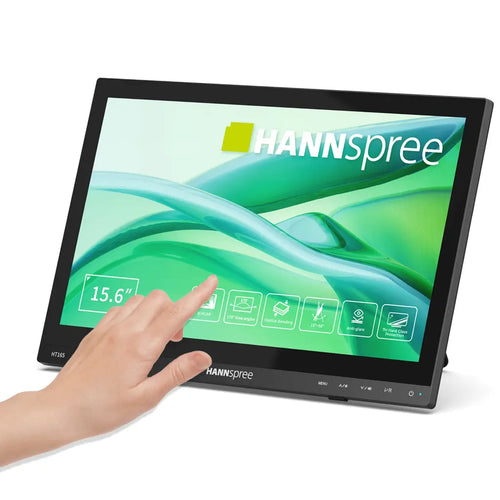 Hannspree HT165HPB Computerbildschirm 39,6 cm (15.6") 1920 x 1080 Pixel Full HD LCD Touchscreen Schwarz