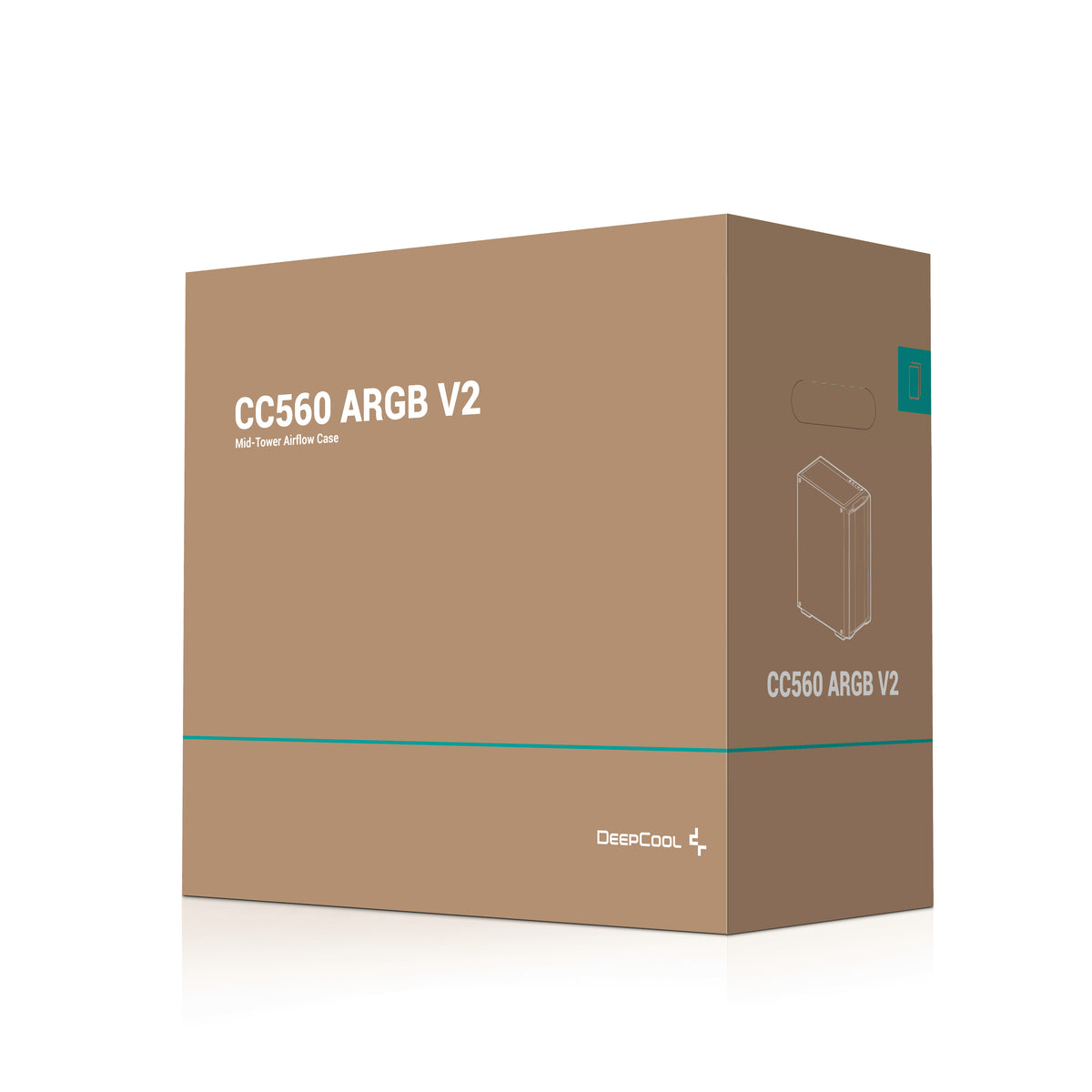 DeepCool CC560 ARGB V2 Midi Tower Schwarz