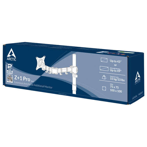 ARCTIC Z+1 Pro Gen 3 - Braccio di estensione per un monitor aggiuntivo