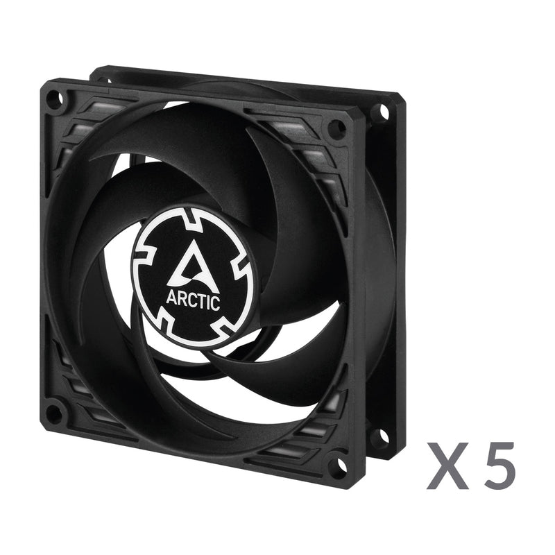 ARCTIC P8 PWM PST Value Pack - 80 mm PWM PST Lüfter optimiert für statischen Druck