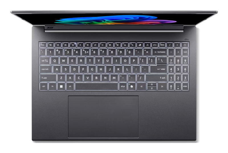 Acer Aspire 16 AI A16-52M-5565 Intel Core Ultra 5 226V Laptop 40,6 cm (16") WUXGA+ 16 GB LPDDR5x-SDRAM 1 TB SSD Wi-Fi 7 (802.11be) Windows 11 Home Grau