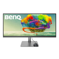 BenQ PD3420Q Computerbildschirm 86,4 cm (34") 3440 x 1440 Pixel Quad HD LED Grau