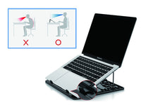 Conceptronic THANA ERGO S, Laptop Cooling Stand Laptop-Ständer Grau 39,6 cm (15.6")