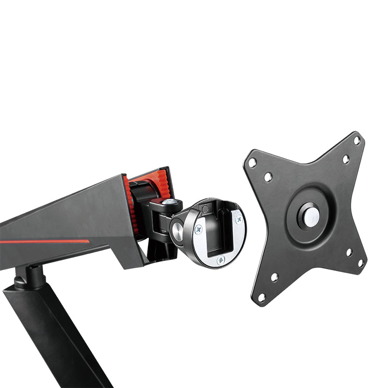 LogiLink BP0092 Flachbildschirm-Tischhalterung 81,3 cm (32") Tisch/Bank Schwarz, Rot