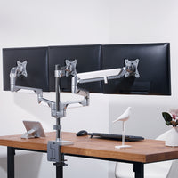 LogiLink BP0090 Flachbildschirm-Tischhalterung 68,6 cm (27") Tisch/Bank Silber