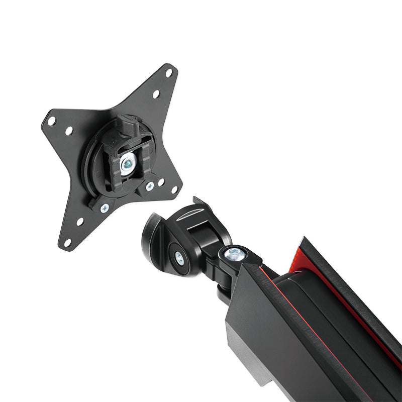 LogiLink BP0091 Flachbildschirm-Tischhalterung 81,3 cm (32") Tisch/Bank Schwarz, Rot