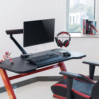 LogiLink BP0091 Flachbildschirm-Tischhalterung 81,3 cm (32") Tisch/Bank Schwarz, Rot
