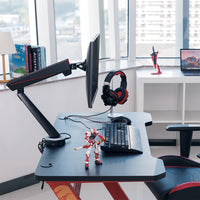 LogiLink BP0091 Flachbildschirm-Tischhalterung 81,3 cm (32") Tisch/Bank Schwarz, Rot